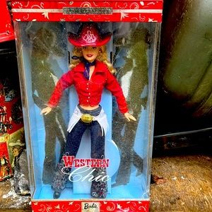 Western chic collectible Barbie doll